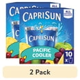 thumbnail image 1 of (2 pack) Capri Sun Flavored with Other Natural Flavor Juice Drink Blend, 10 Pouches, for School Lunches and On-the-Go Hydration, Pacific Cooler, All Natural Ingredients, 6 fl oz, 1 of 15