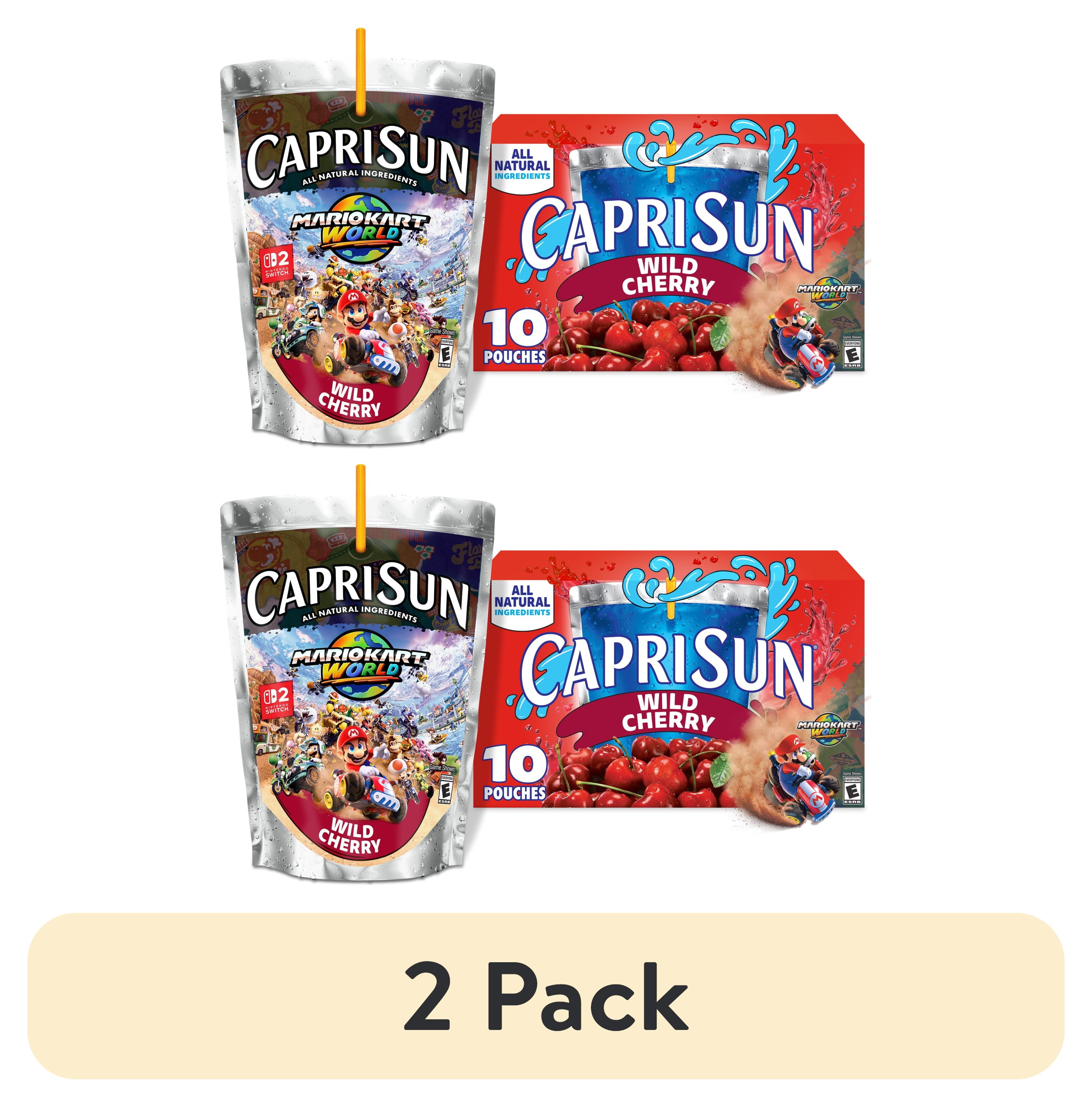 マリオ　プロフ必見 2 pack) Capri Sun Wild Cherry Flavored with other natural flavor