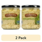 (2 pack) Cara Mia Shelf-Stable Artichoke Bruschetta in Glass Jar, 14.8 oz, Dairy-Free