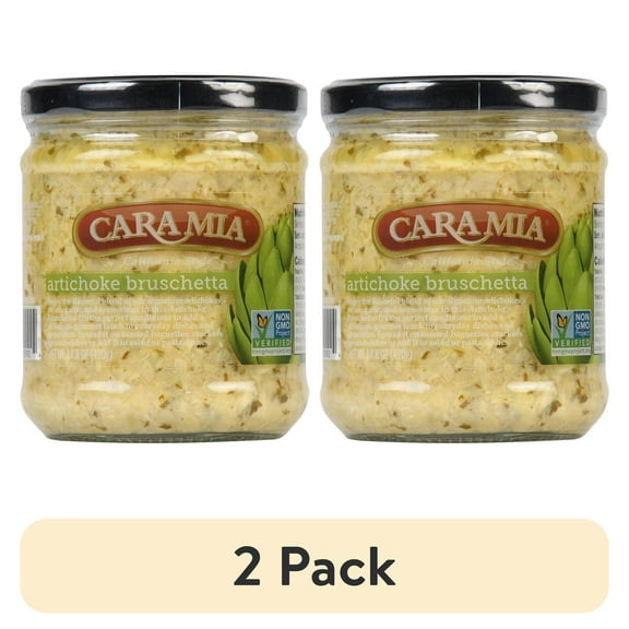 (2 pack) Cara Mia Artichoke Bruschetta, 14.8 oz. Jar