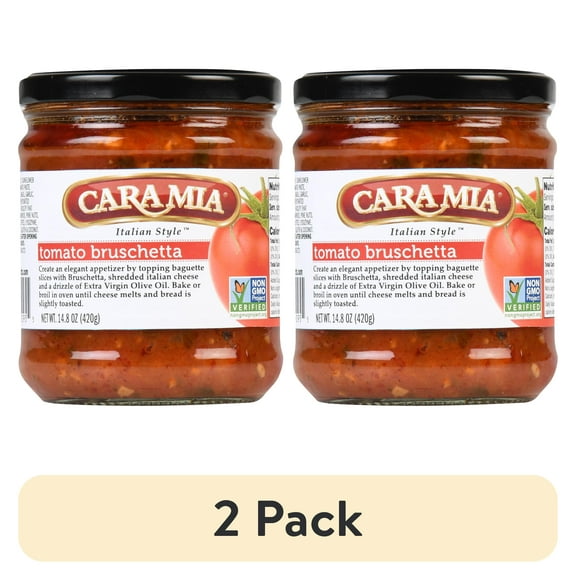 (2 pack) Cara Mia Tomato Bruschetta, 14.8 oz. Jar