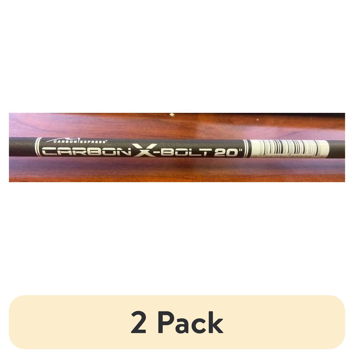 (2 pack) Carbon Express Carbon 20 Crossbow Bolt, 20", Black, 4" Fusion Vanes