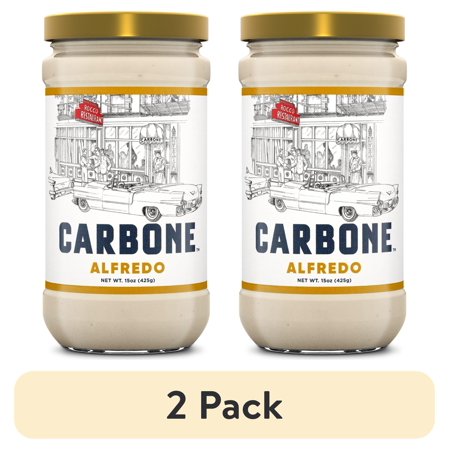 (2 pack) Carbone Fine Foods Alfredo Sauce, 15 oz