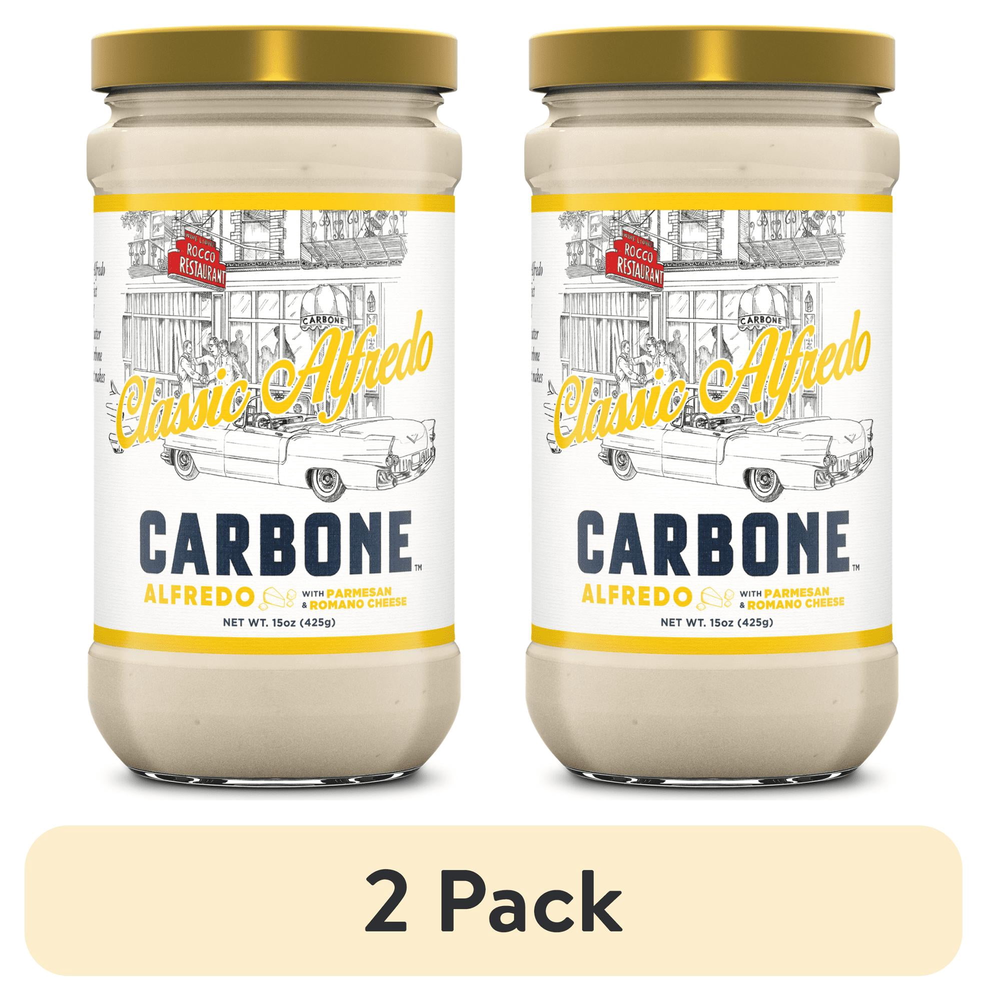 (2 pack) Carbone Fine Food Classic Alfredo Pasta Sauce, 15 oz