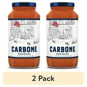 (2 pack) Carbone Fine Foods Marinara Sauce, 24 oz