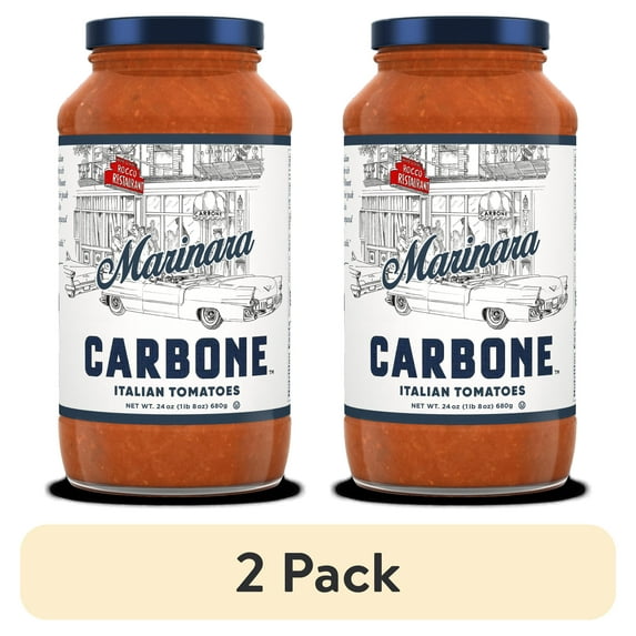 (2 pack) Carbone Fine Foods Marinara Sauce, 24 oz