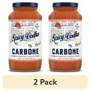 (2 pack) Carbone Fine Foods Spicy Vodka Sauce, 24 oz