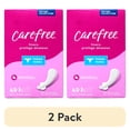 thumbnail image 1 of (2 pack) Carefree Thong Pantyliners with Wings, Regular, Unscented, 49 Count, 1 of 6