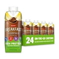 thumbnail image 1 of (2 pack) Carnation Breakfast Essentials High Protein Nutritional Drink Shakes, Rich Milk Chocolate Breakfast Shakes, 8 fl oz, 12 Pack, 1 of 8