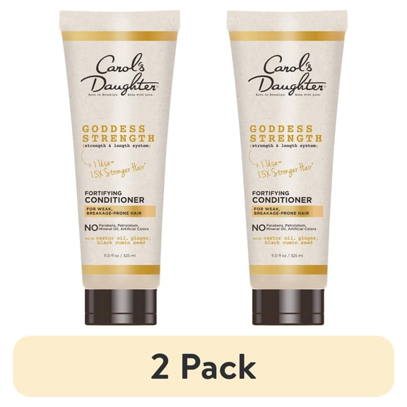 (2 pack) Carol's Daughter Goddess Strength, Repairing Split Ends Squeeze Conditioner, Castor Oil, 11 fl oz
