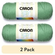 2 pack 2 pack Caron Medium Acrylic Sage Yarn, 315 yd