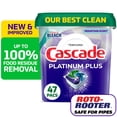 thumbnail image 1 of (2 pack) Cascade Platinum Plus Dishwasher Pods, Dishwasher Detergent, Dish Detergent Soap, Mountain, 47 Count, 1 of 1