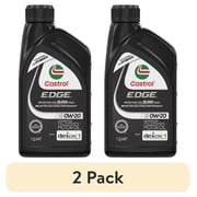 2 pack Castrol EDGE 0W-20 Advanced Full Synthetic Motor Oil, 1 Quart