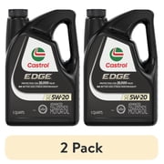 2 pack Castrol EDGE 5W-20 Advanced Full Synthetic Motor Oil, 5 Quarts
