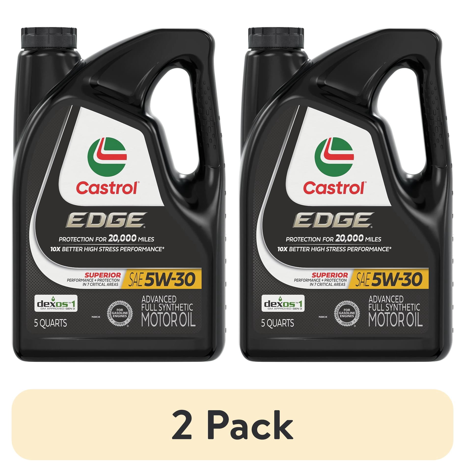 Castrol, Full Synthetic Motor Oil, 5W-30, 5 Quarts - Walmart.com