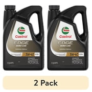 2 pack Castrol EDGE Euro 5W-40 A3/B4 Advanced Full Synthetic Motor Oil, 5 Quarts