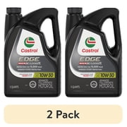 2 pack Castrol EDGE High Mileage 10W-30 Advanced Full Synthetic Motor Oil, 5 Quarts