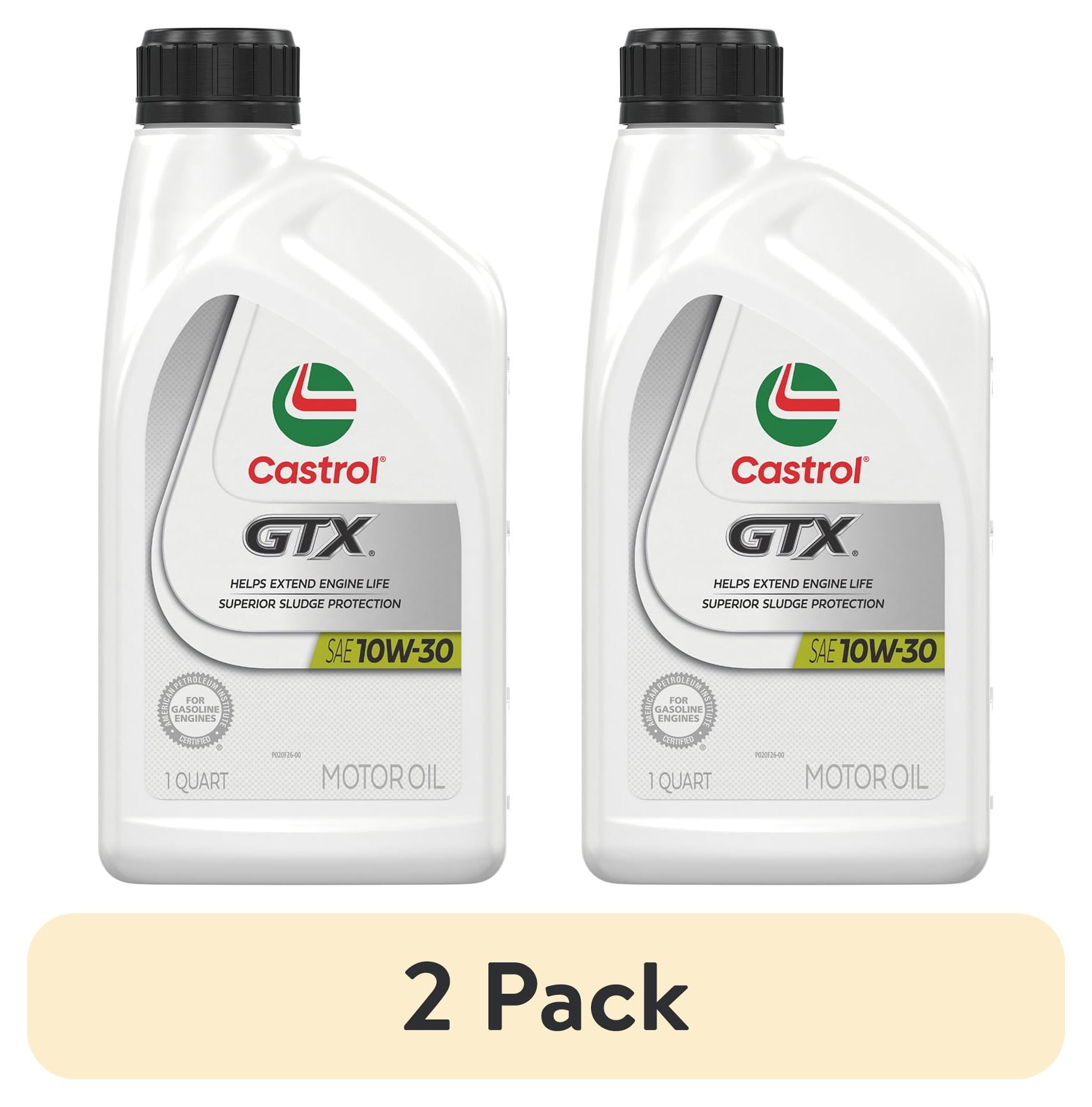 Castrol GTX 10W-30 Conventional Motor Oil, 1 Quart - Walmart.com
