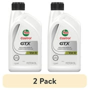 2 pack Castrol GTX 10W-30 Conventional Motor Oil, 1 Quart