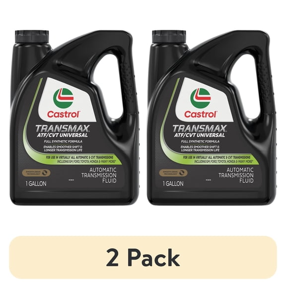 (2 pack) Castrol Transmax ATF/CVT Universal Automatic Transmission Fluid, 1 Gallon