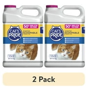 (2 pack) Cat's Pride Scented Scoopable Cat Litter, 12 lb Jug