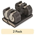 thumbnail image 1 of (2 pack) Centr Smart Stack 50 Adjustable Dumbbell, 5-50 lbs, 1 of 14