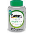 thumbnail image 1 of (2 pack) Centrum Silver Multivitamin for Adults 50 Plus, Multimineral Supplement, 220 Ct, 1 of 15