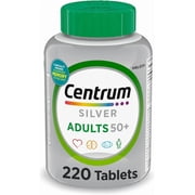 2 pack Centrum Silver Multivitamin for Adults 50 Plus, Multimineral Supplement, 220 Ct