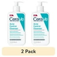 thumbnail image 1 of (2 pack) CeraVe Skin Care Acne Control Face Cleanser with 2% Salicylic Acid Clears Acne Blackheads Pores, 1 of 13