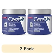 (2 pack) CeraVe Healing Ointment for Face & Body, Protects and Soothes Dry, Cracked, & Chafed Skin 12 oz