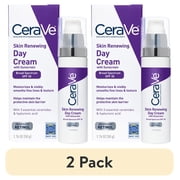 2 pack CeraVe Skin Renewing Day Cream with Sunscreen SPF 30 Facial Moisturizer 1.76 fl oz
