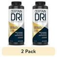 thumbnail image 1 of (2 pack) Certain Dri Body Powder, Maximum Sweat Absorption & Odor Control, 8oz, 1 of 7