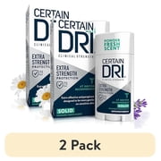 2 pack Certain Dri Extra Strength Clinical Antiperspirant + Deodorant, Solid, 1.7 oz