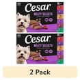 thumbnail image 1 of (2 pack) Cesar Loaf in Sauce Poultry and Beef Flavors Adult Wet Dog Food Variety Pack, 3.5 oz Trays, 36 Ct., 1 of 14