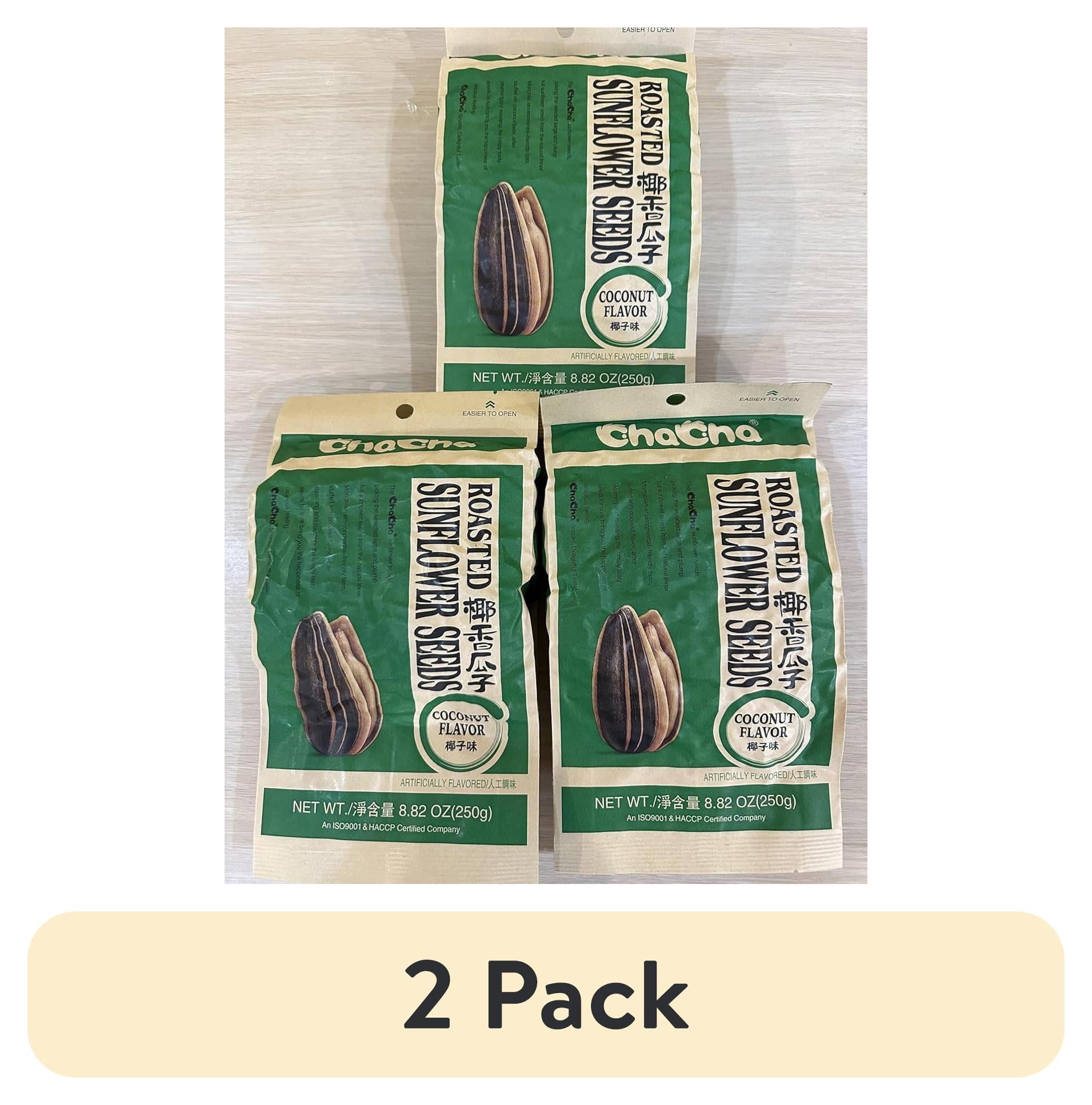 ChaCha, Sunflower Seeds, Roasted Salted with Coconut, 250G Pack of