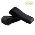 thumbnail image 1 of 2 pack Chair Armrest Pads , Memory Foam Home Office Chair Arm Cover Comfy Computer Gaming Chair Cushion Removable Washable Elbow Support Forearm Pressure Relief, 1 of 16