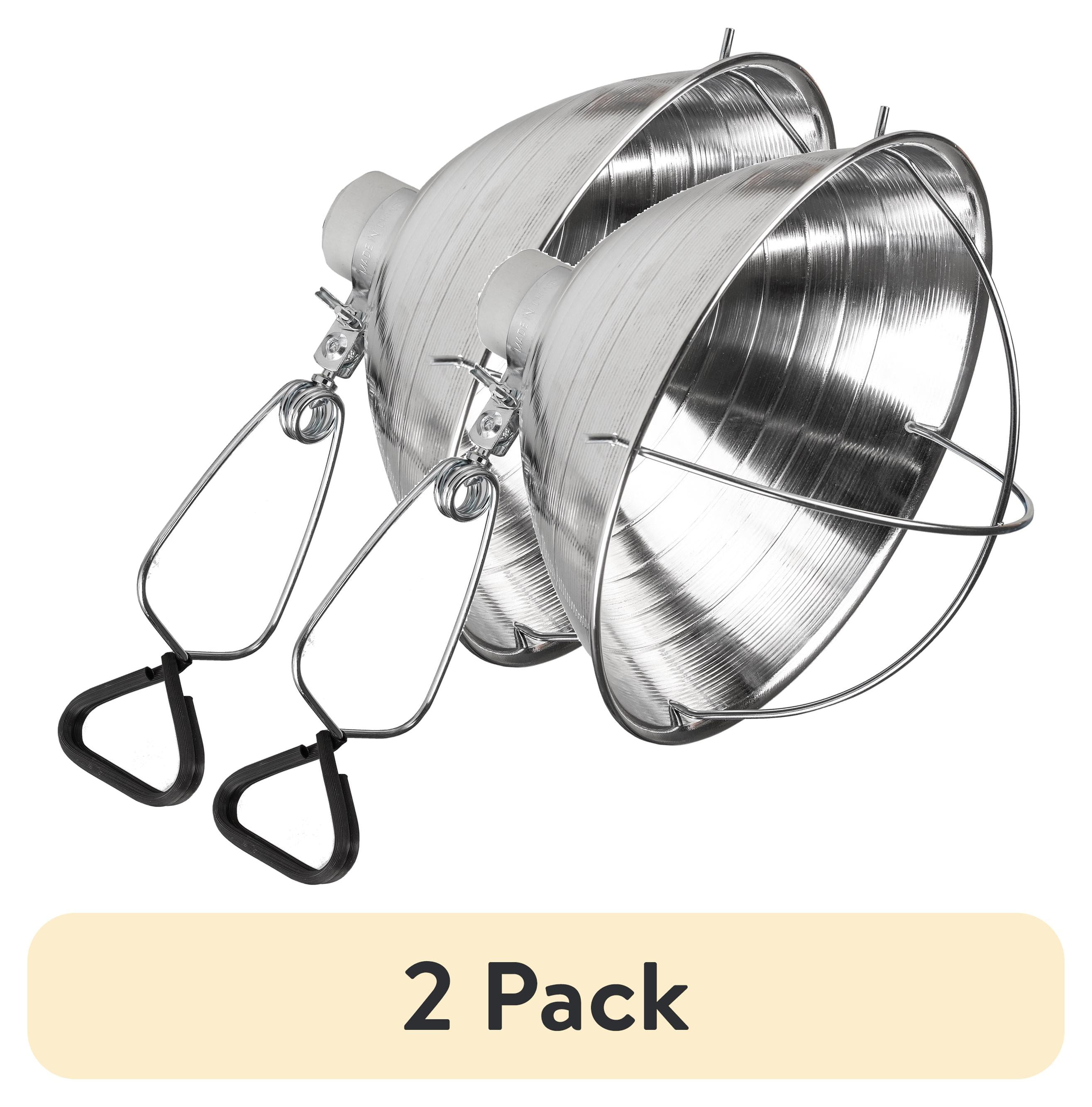 (2 pack) Champion Electronics 10" Aluminum Clamp Light - 300 Watt Max - Bulb Not Included