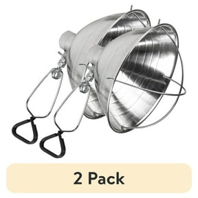 (2 pack) Champion Electronics 10" Aluminum Clamp Light - 300 Watt Max - Bulb Not Included