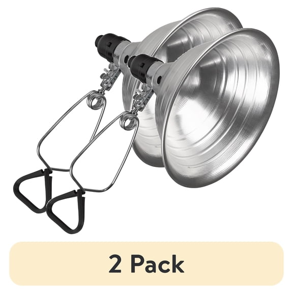 (2 pack) Champion Electronics 8.5" Aluminum Clamp Light - 150 Watt Max - Bulb Not Included