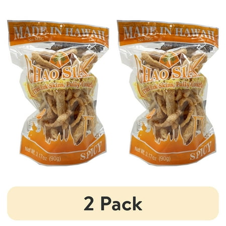 (2 pack) Chao Siam Fried Pork Skin Spicy