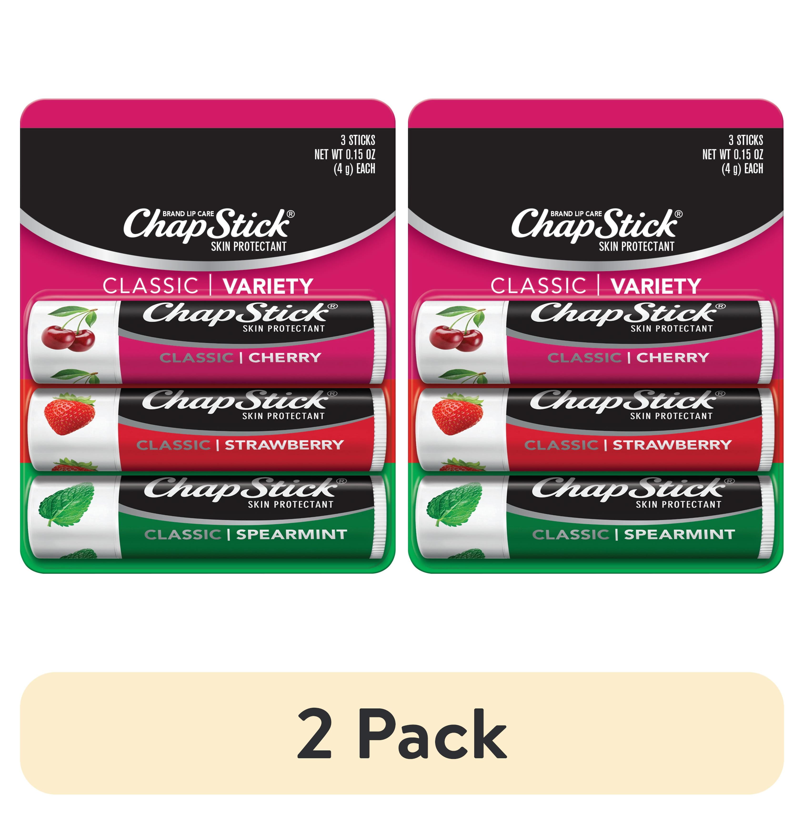 2 Pack) ChapStick Classic Cherry, Spearmint And Strawberry Lip Balm, 0 Australia