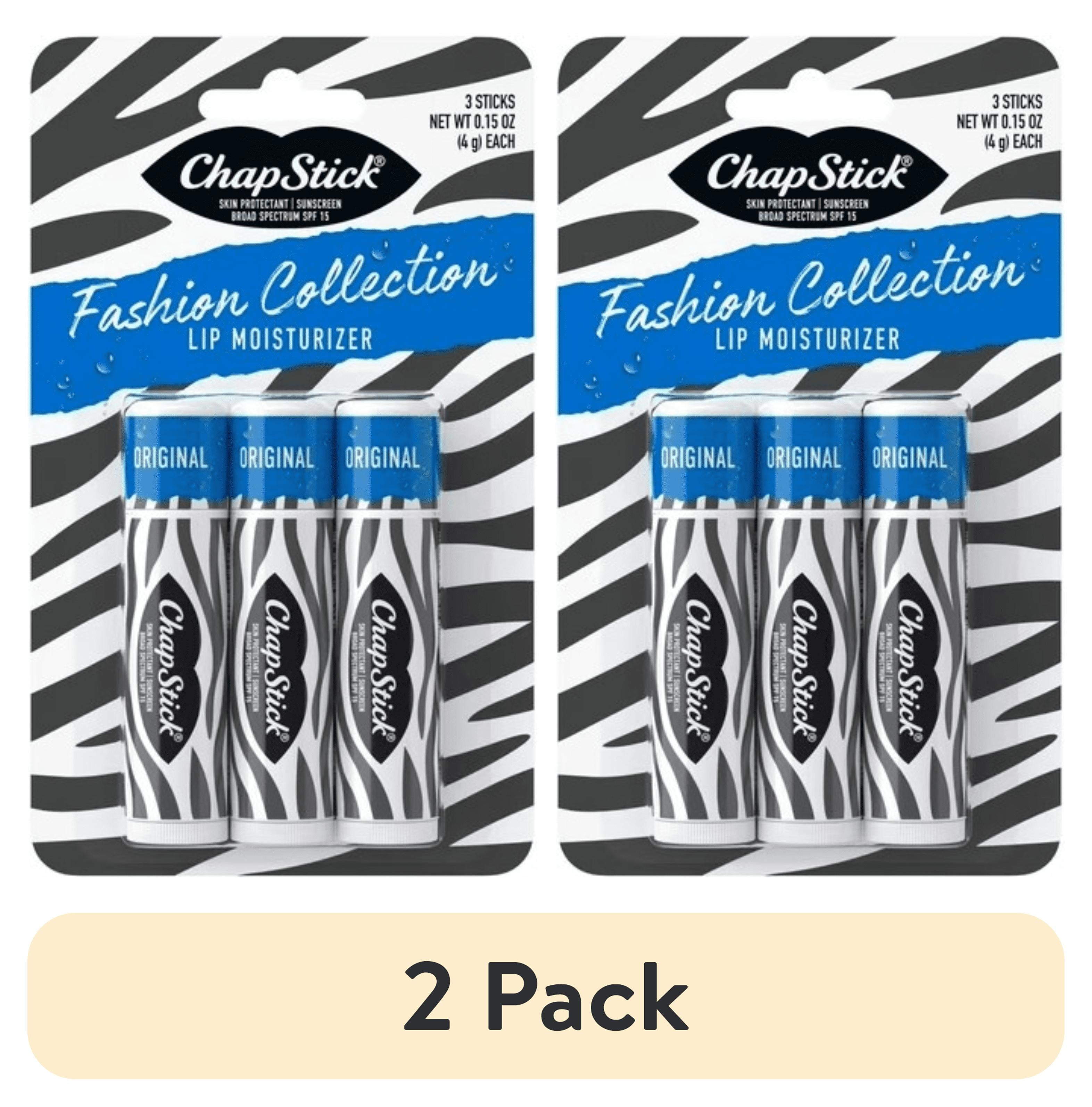 ChapStick Fashion Collection Zebra Lip Balm, Moisturizing, Paraben