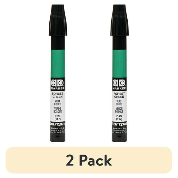 (2 pack) Chartpak Ad Marker, Forest Green