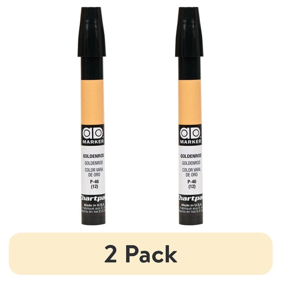 (2 pack) Chartpak Ad Marker, Goldenrod