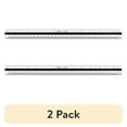 thumbnail image 1 of (2 pack) Chartpak Triangular Scale, Plastic, 12", Engineering, Color-Coded, 1 of 4