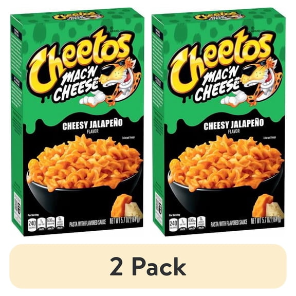 (2 pack) Cheetos Cheetos Mac N Cheese Cheesy Jalepeno Box, 5.7 Ounce