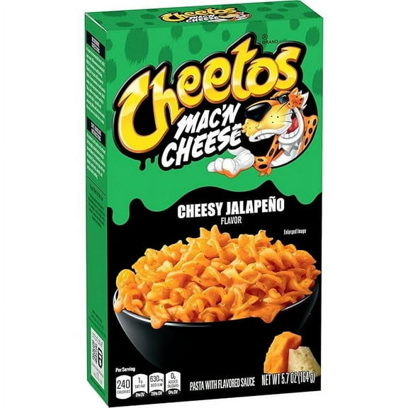 2 pack Cheetos Cheetos Mac 'N Cheese Cheesy Jalepeno Box, 5.7 ounce