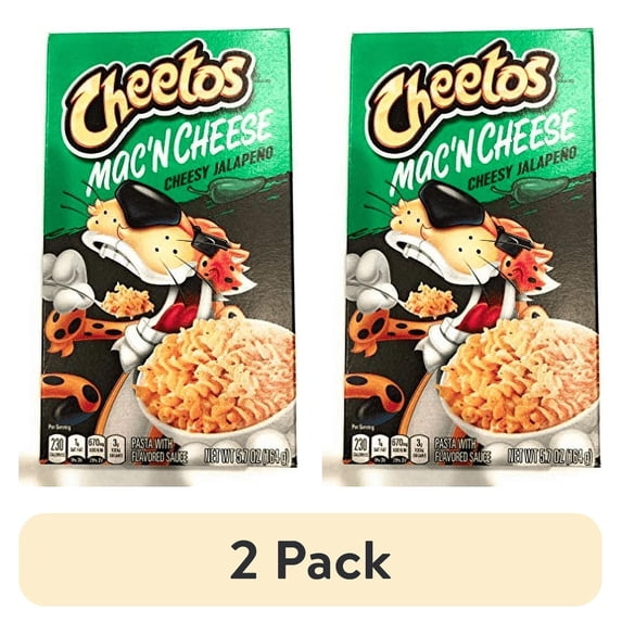 (2 pack) Cheetos Mac'n Cheese - Cheesy Jalapeno Flavor (5.7 oz Box) ( Pack of 3 )