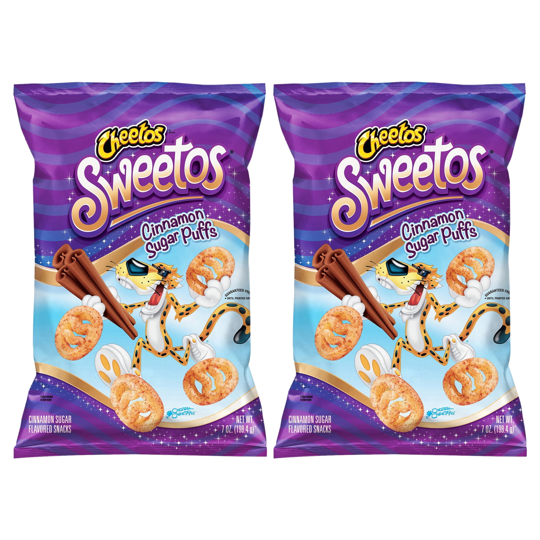 (1 pack) Cheetos Sweetos Cinnamon Sugar Eggs, Limited Time Only, 7 oz Bag