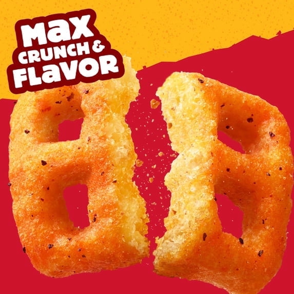 2 pack-Cheez-It Crunch Kick'n Nacho Cheese Cheesy Baked Snacks, Lunch Snacks, 6.5 oz